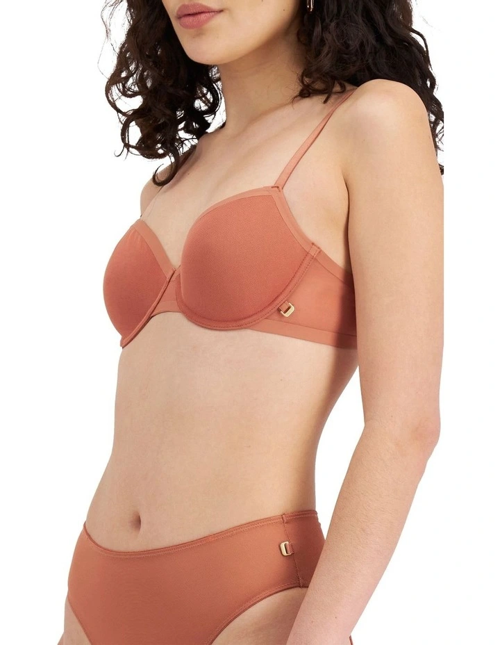 Because Lightly Lined Bra in Rose Ochre