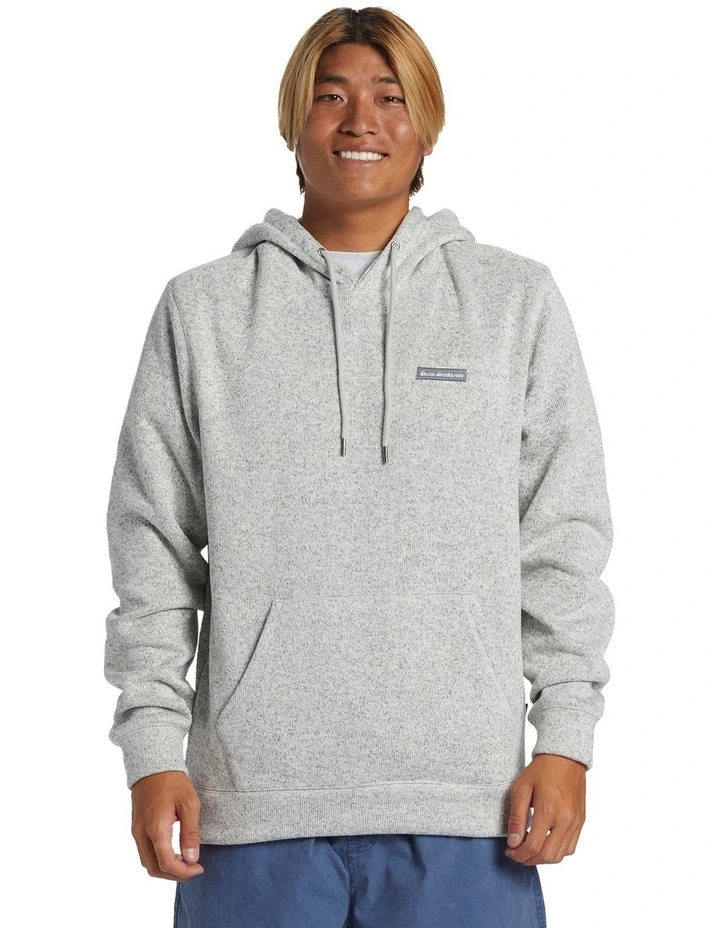 Kellor Fleece Hoodie in Light Grey Heather