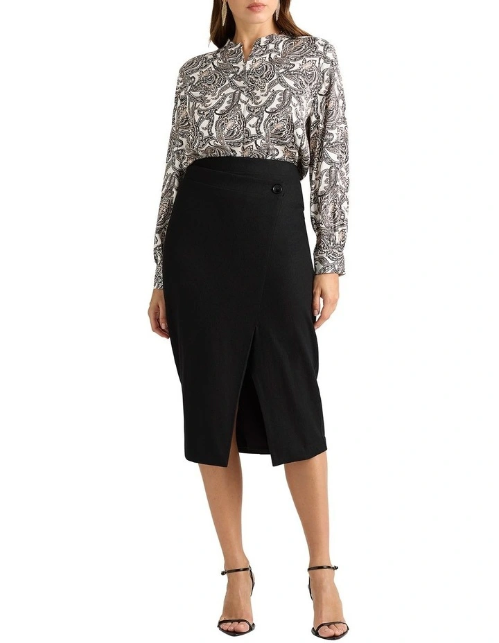 Madella Viscose Blouse in Ivory Multi