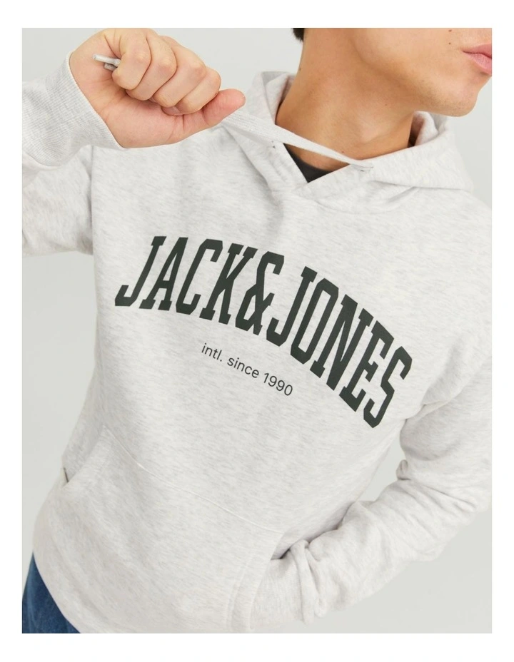 Josh Hooded Sweatshirt in White