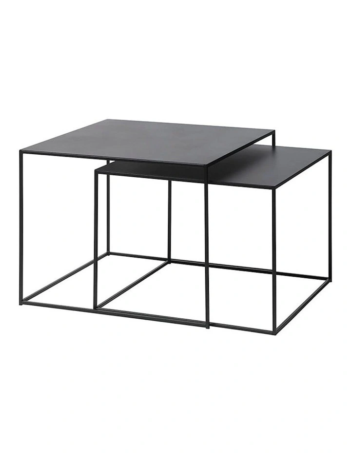 Pebble Nest 65x60cm 2-Set in Black