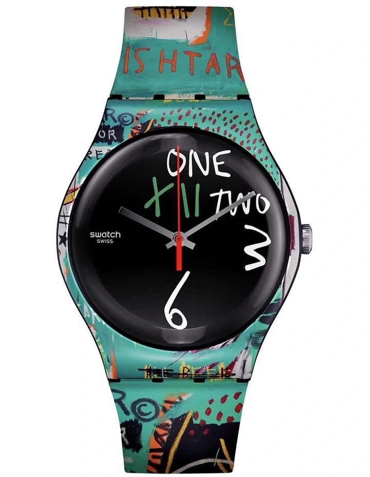 Ishtar By Jean-michel Basquiat Watch in Blue