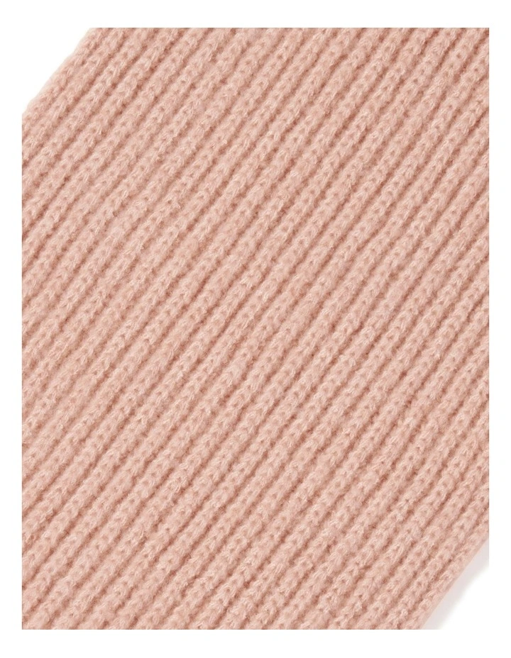 Rory Knit Scarf in Pink