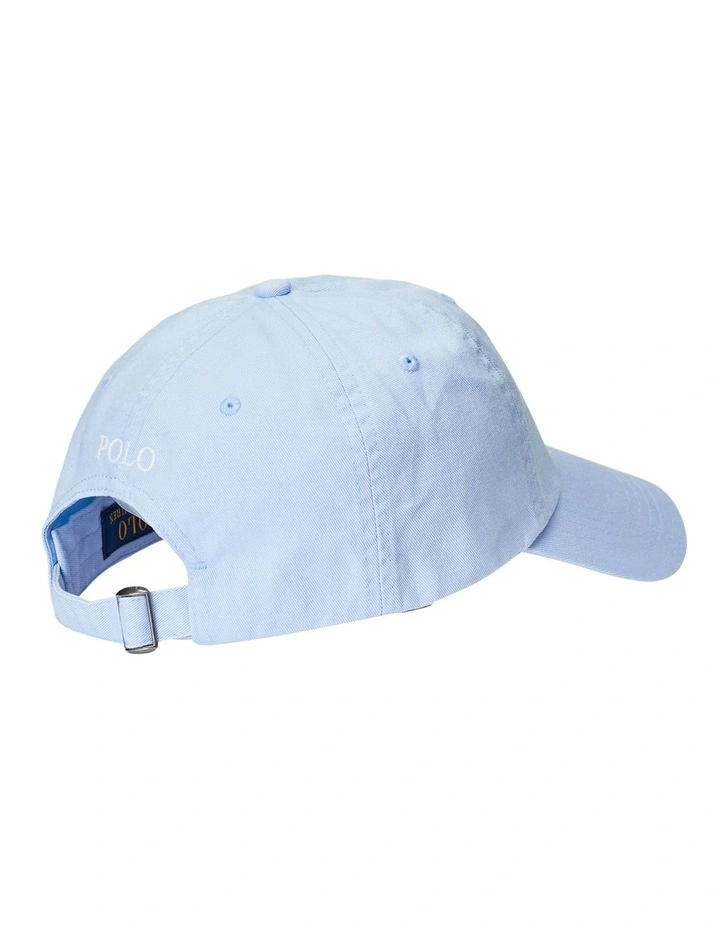 Cotton Chino Ball Cap in Blue