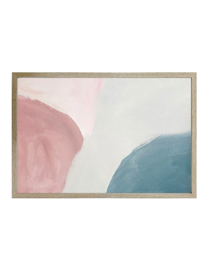 Abstract Colour Framed Print Wall Art in Multi