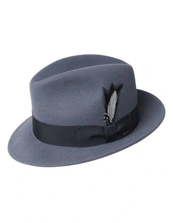 Blixen Fedora Hat in Blue