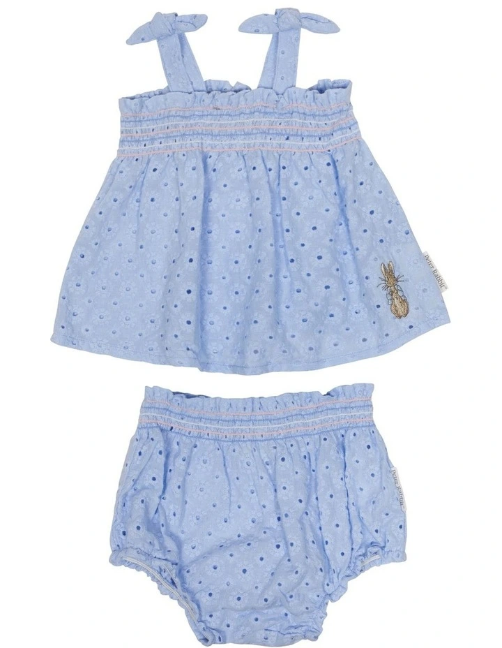 Top And Bloomer Set in Blue