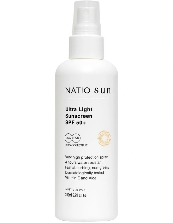 Ultra Light Spray Sunscreen SPF 50+ 200ml