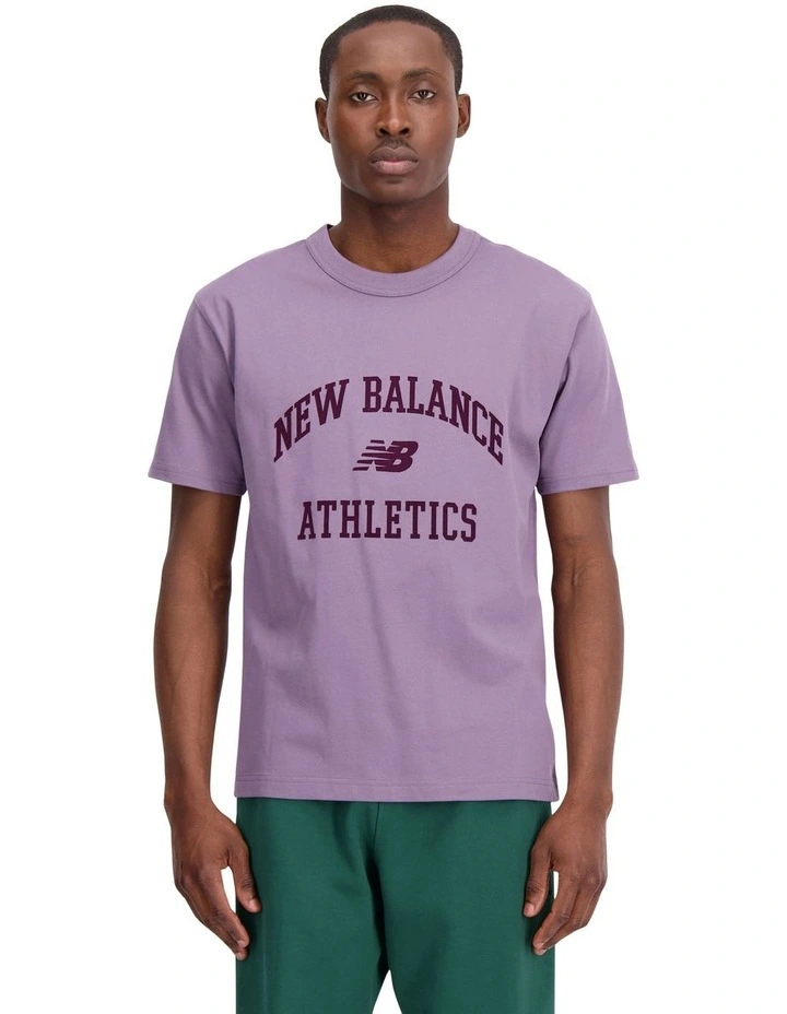 Athletics Varsity Graphic T-shirt in Shadow