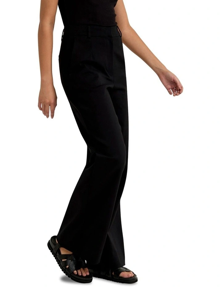 Lydia Wide Leg Pants in Black