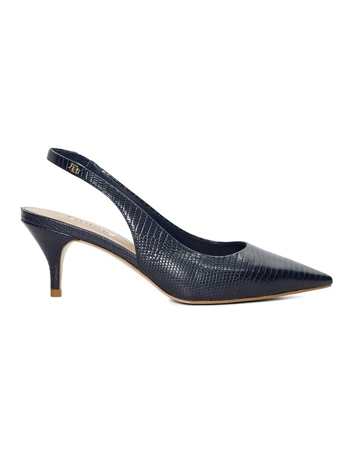 Caliso Slingback Heel Pump in Navy