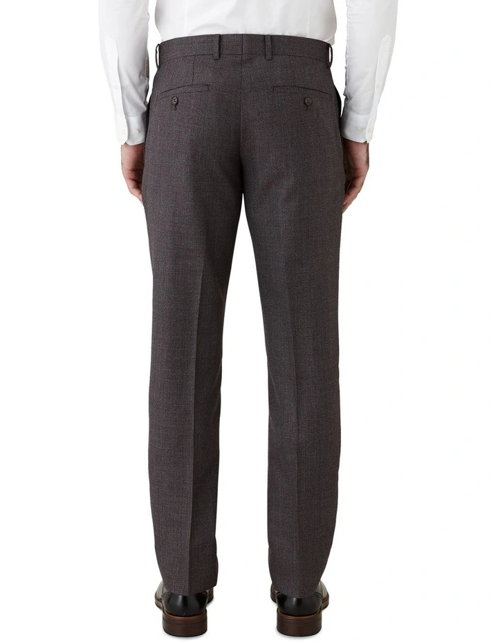 Caper Slim Fit Trouser in Purple