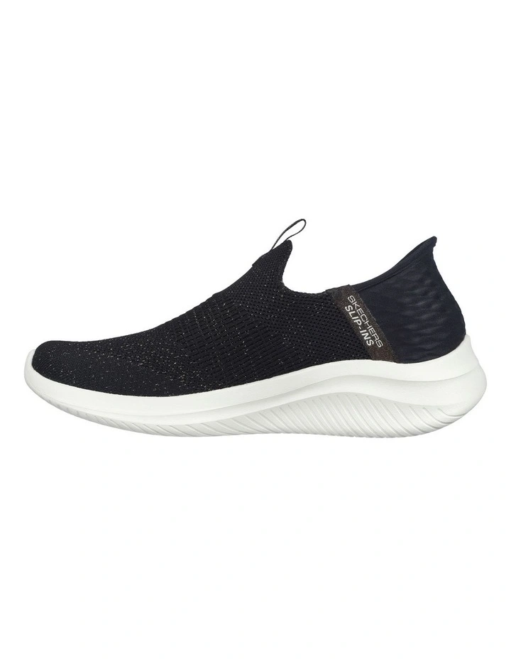 Slip-ins Ultra Flex 3.0 Glitter Me Sneaker in Black/Gold