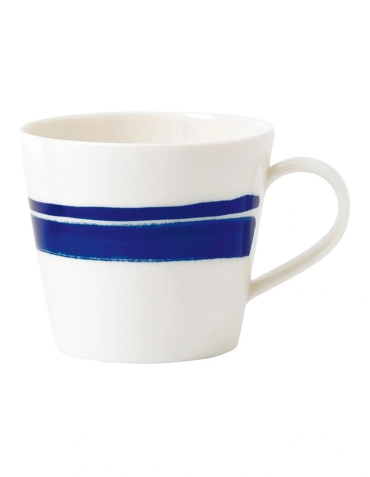 Pacific Brush Mug Blue/White