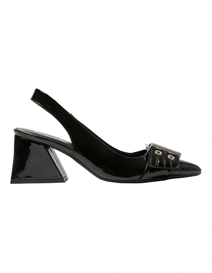 Legacy Heeled Shoes in Black Patent