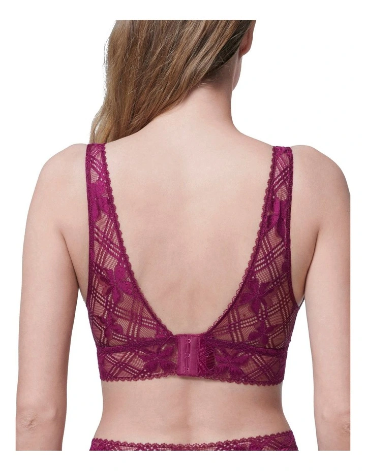 Victoire Soft Cup Triangle Bra in Purple