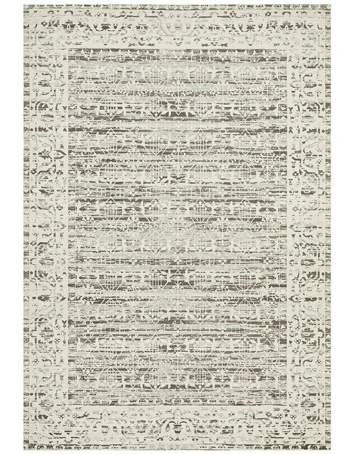 Magnolia Rug 88 in Silver