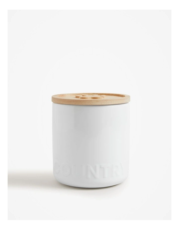 Alfie Small Canister in Snow