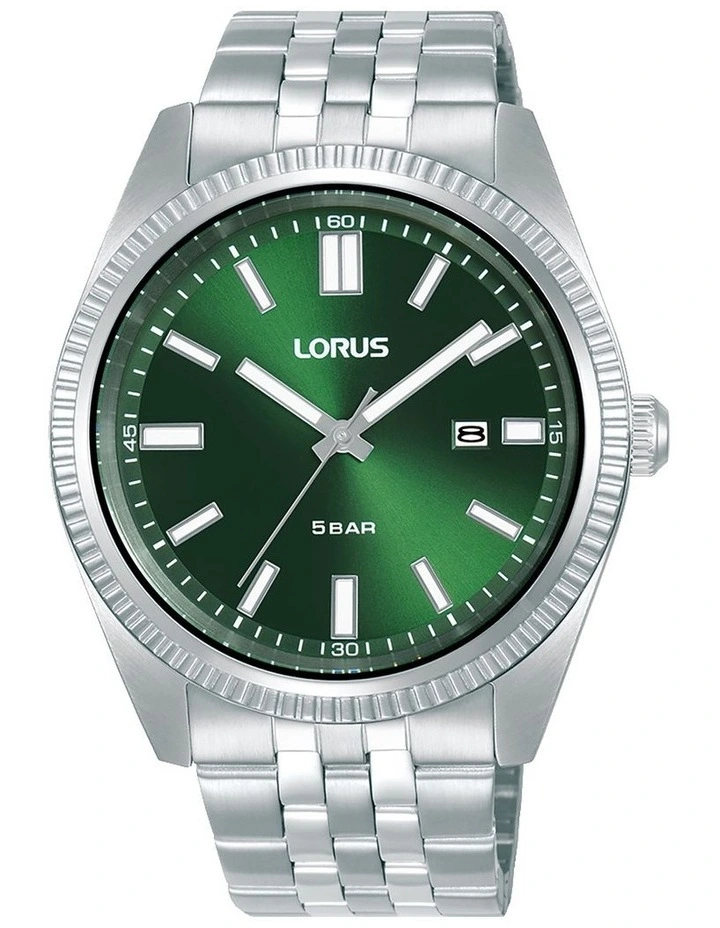 Stainless Steel Case Watch in Silver