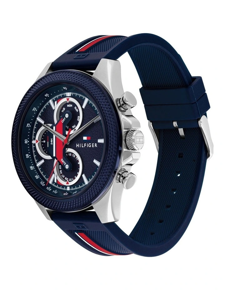 Clark Stainless Steel Watch in Navy
