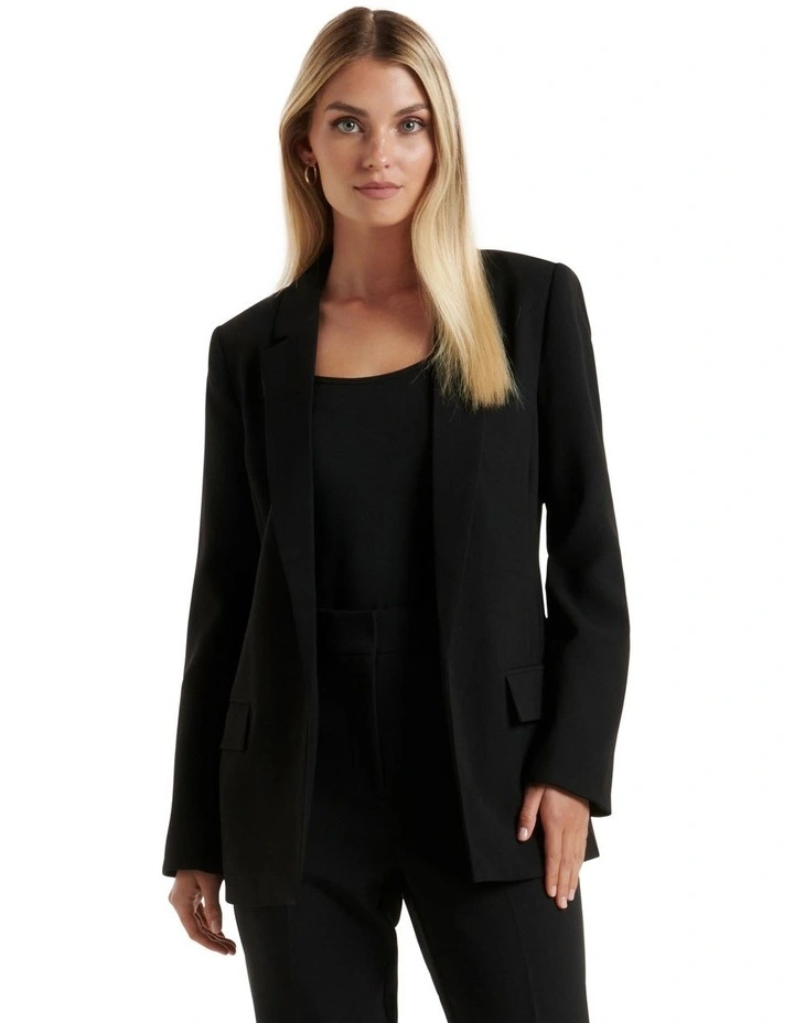 Bella Boyfriend Blazer in Black