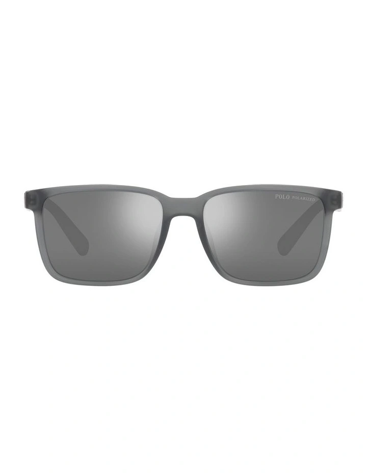 0PH4189U Polarised Sunglasses in Transparent Grey
