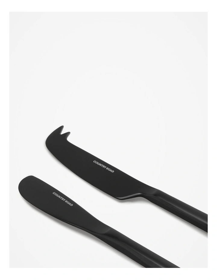 Nolan Cheese Knife Set Of 2 in Graphite