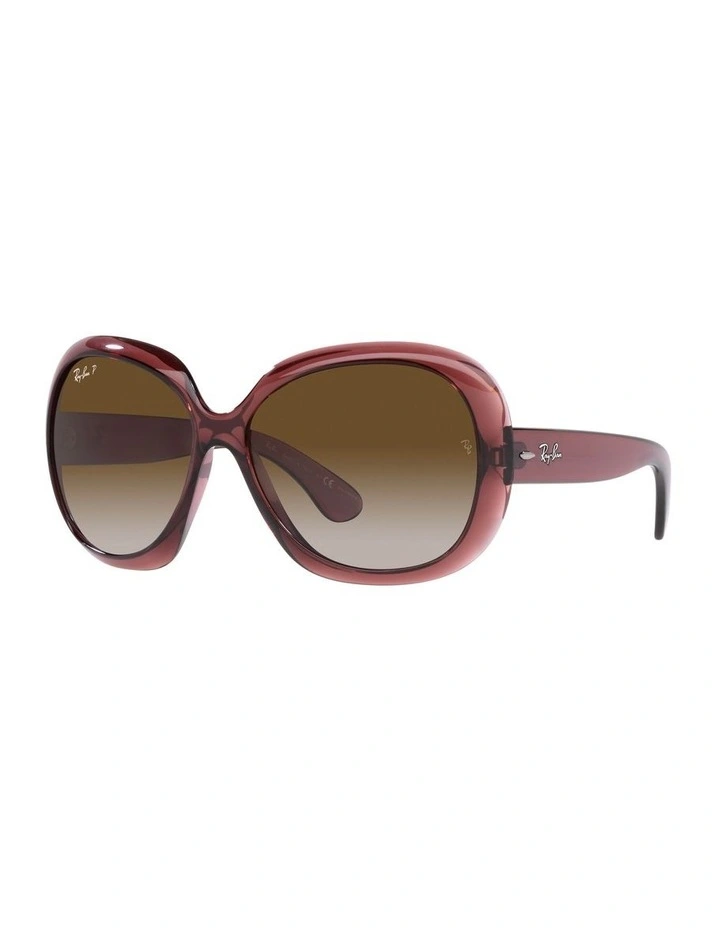 Jackie Ohh II Transparent Brown Polarised Sunglasses