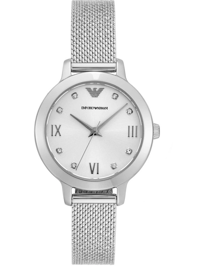 Analogue Watch in Silver Tone
