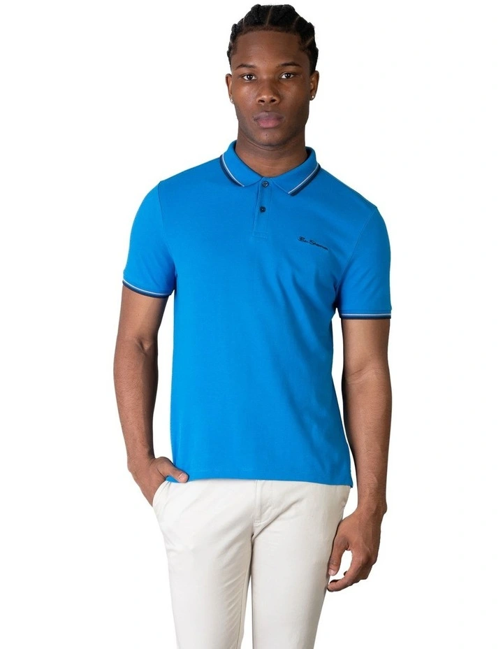 Signature Polo Shirt in Blue