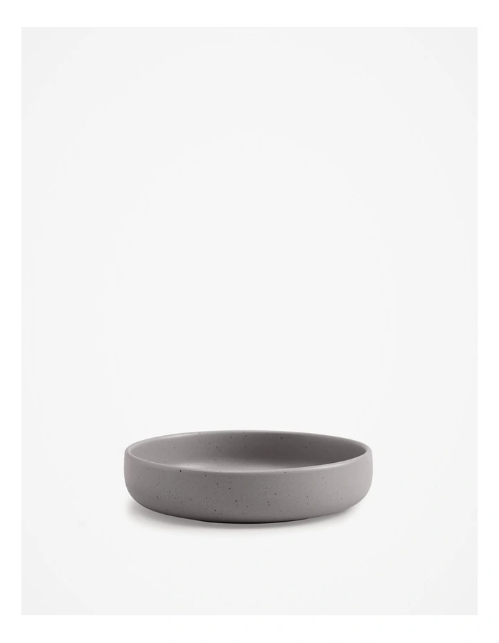 Tapas Shallow Bowl in Pale Grey