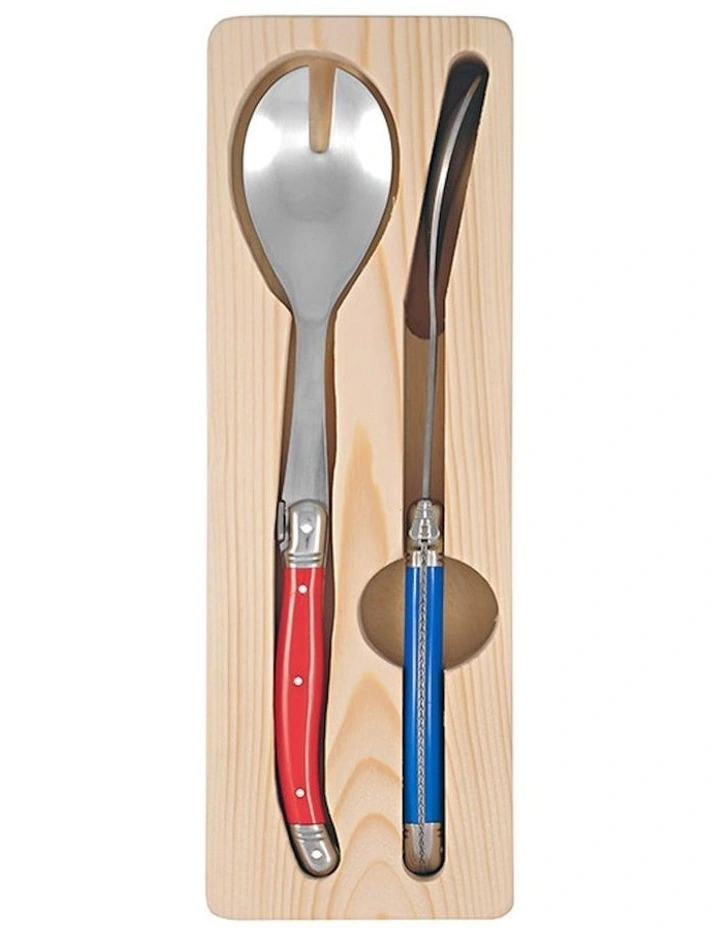 Stainless Steel Salad Servers 28.5cm in Multi