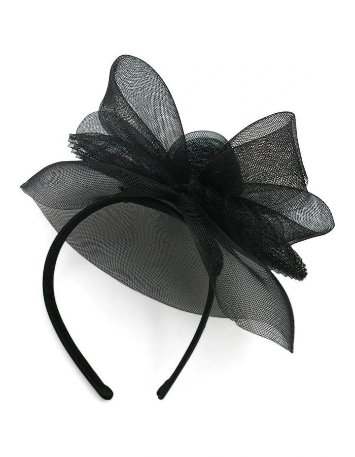 Simone Fascinator in Black