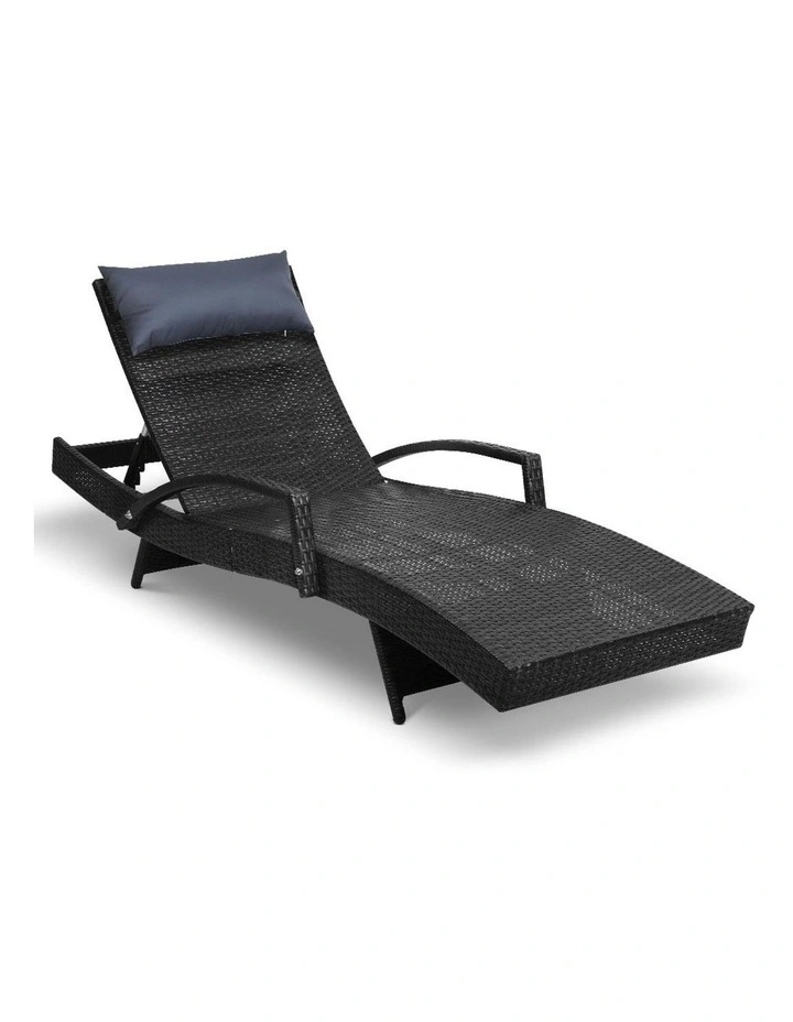 Outdoor Sun Lounge Sofa Furniture Wicker Patio
