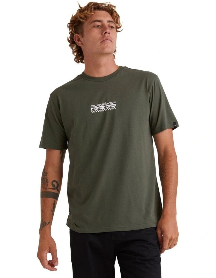 Omni Check Turn T-Shirt in Climbing Ivy
