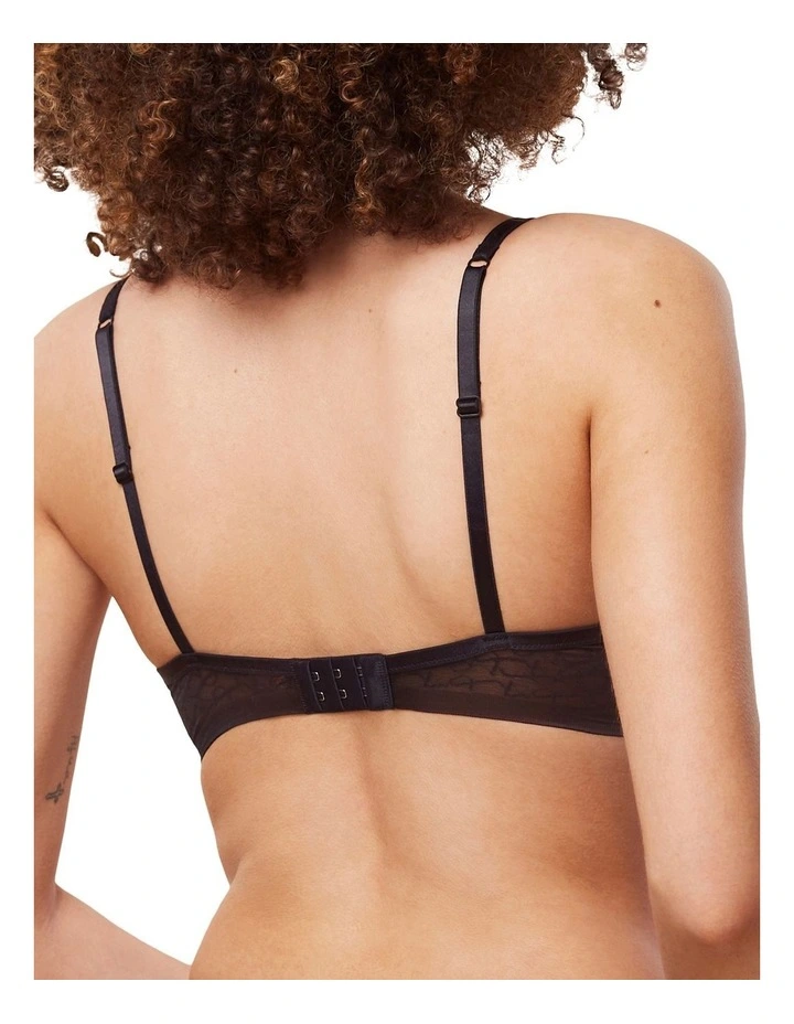 Signature Sheer Bra WHP EX in Black