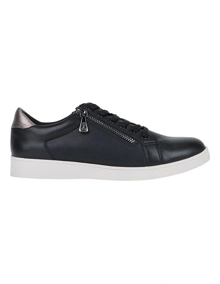 Mimosa Zip Up Sneaker in Black