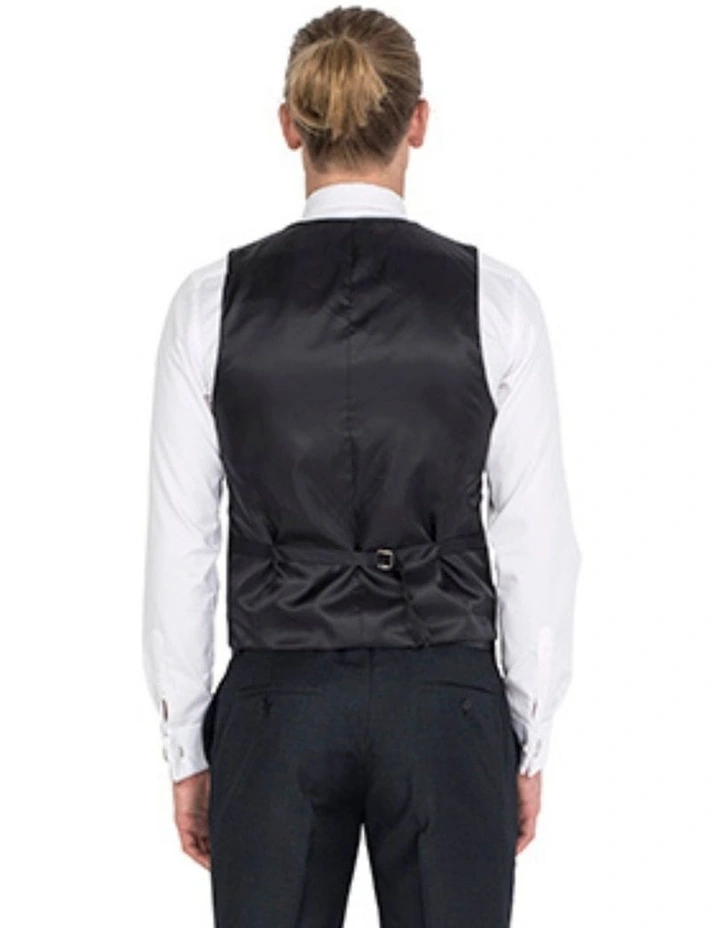 ailored Lounge Vest in Charcoal