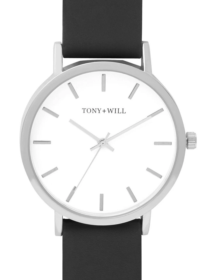 Classic Watch in Silver/White/Black