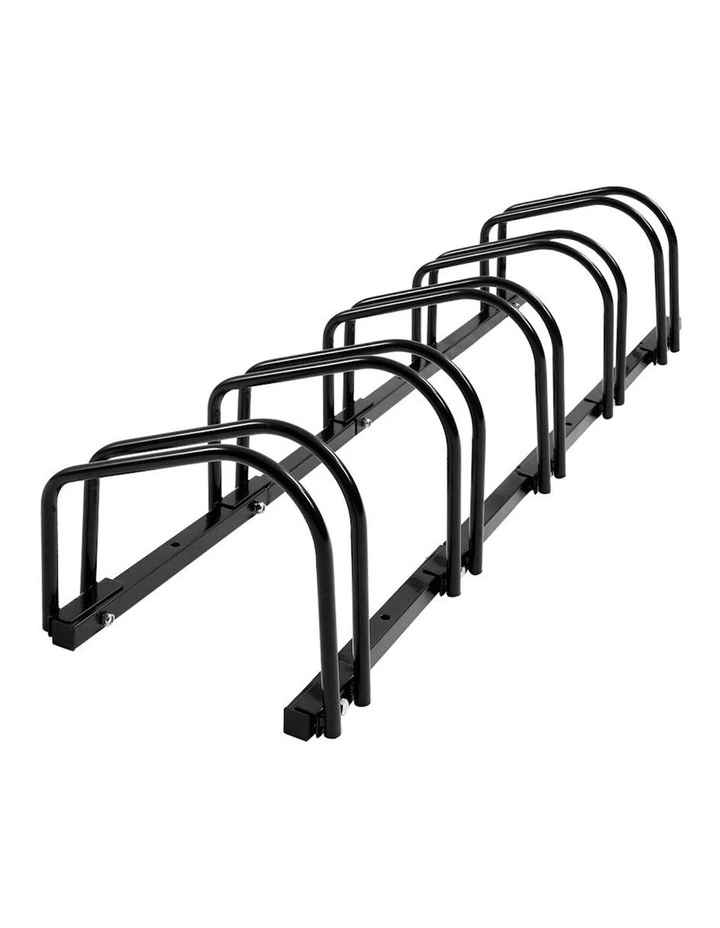 Floor Parking Instant Storage Stand 5 Bikes in Black