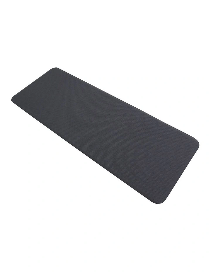 120x44cm Herringbone Navy Kitchen Mat