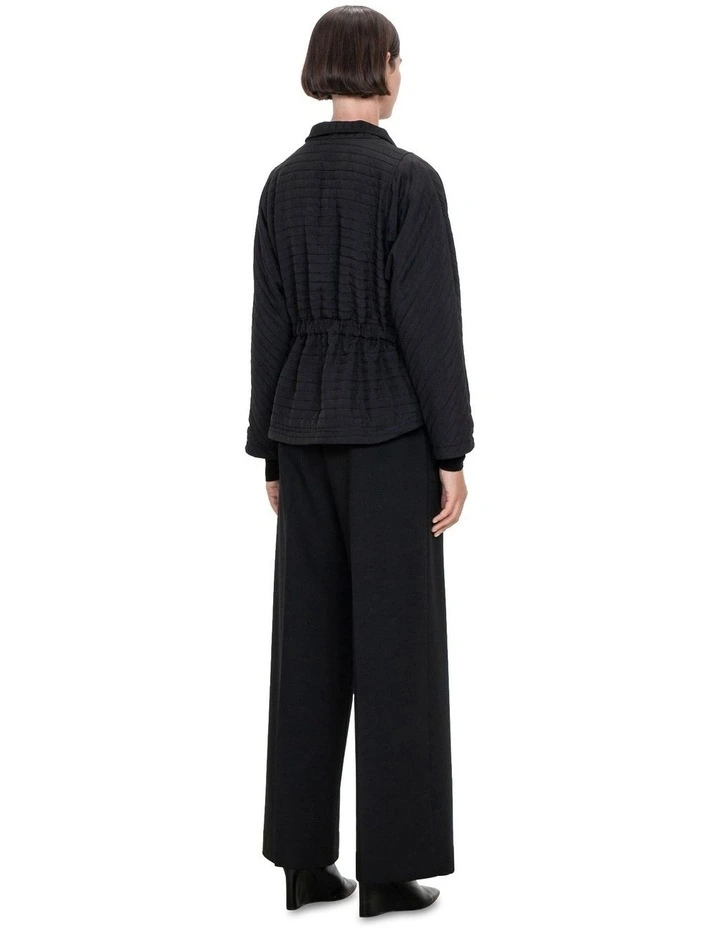 Soft Channel Jacket in Black