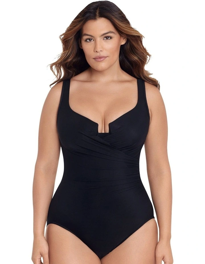 Must Have Escape Underwire Shaping Swimsuit PLUS in Black