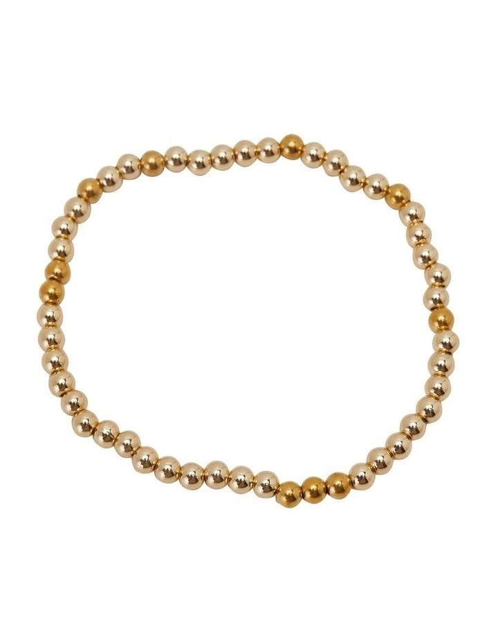 Camila Bangle Set in Light Gold/Silver