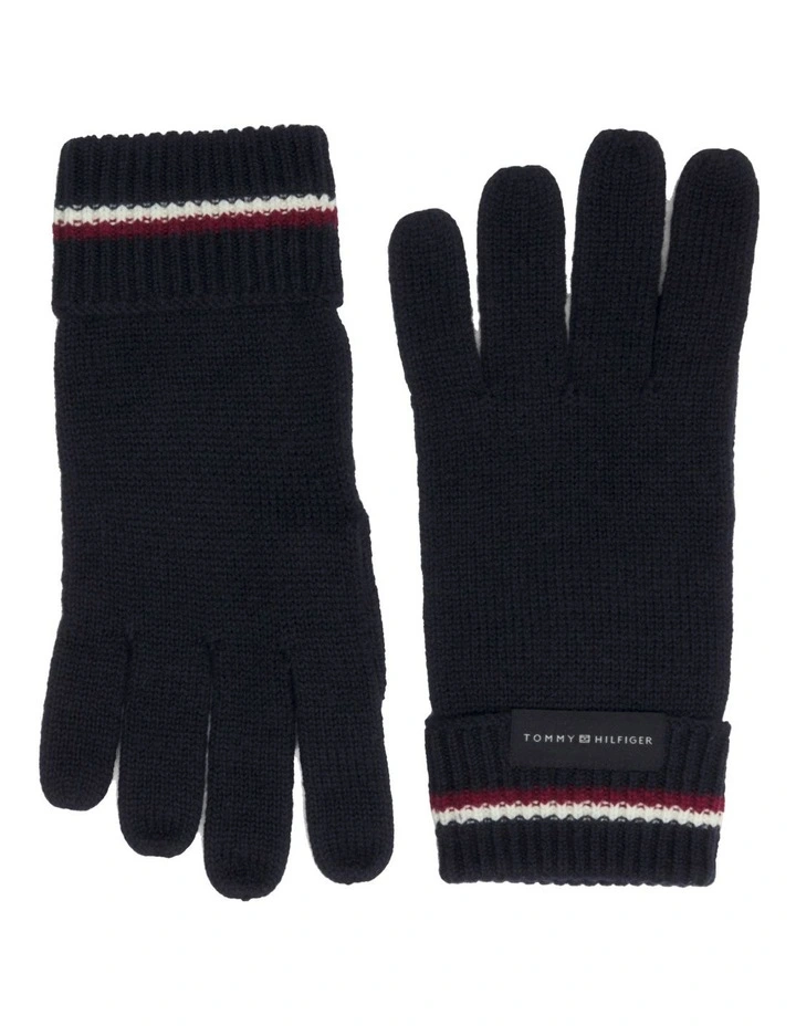 Corporate Knit Gloves in Space Blue
