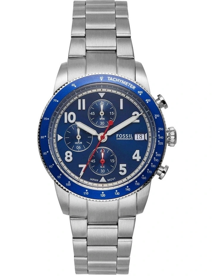 Sport Tourer Chronograph Watch in Silver