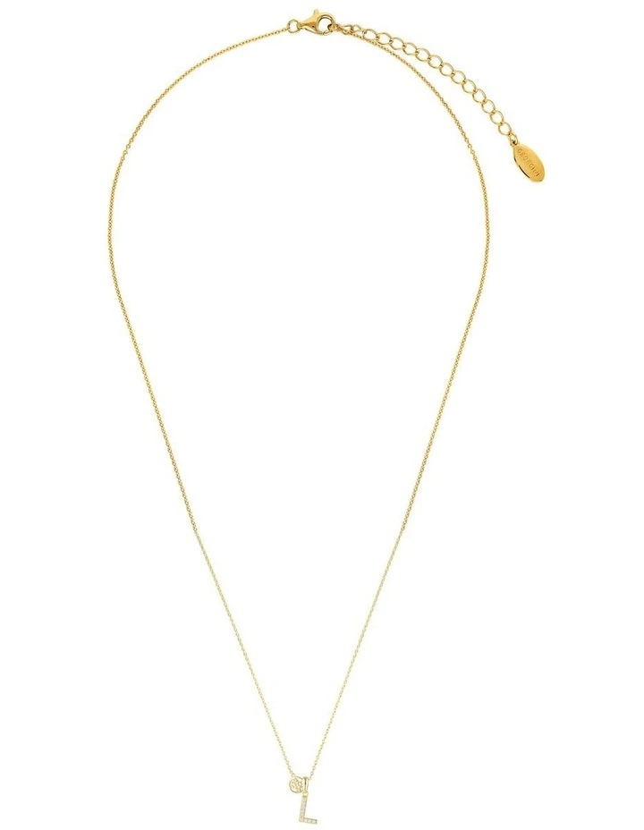 Georgini Luxury Letters 'L' Initial Pendant in Gold