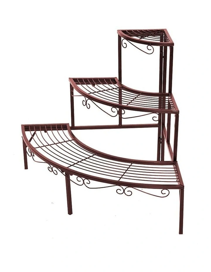 Outdoor Indoor Plant Stand in Brown