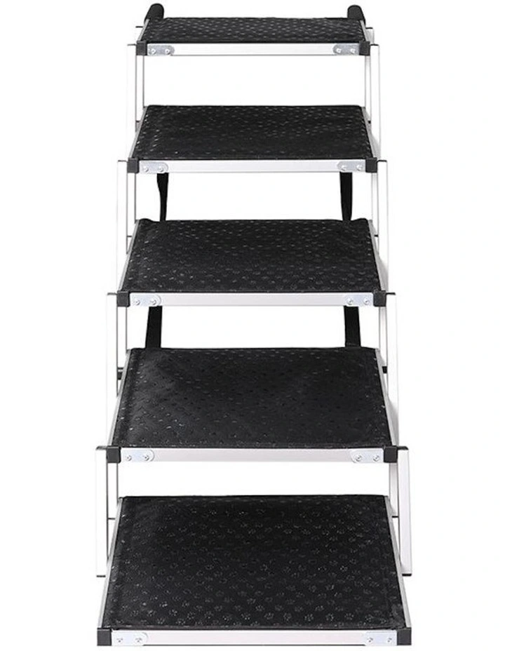 5 Steps Dog Ramp in Black
