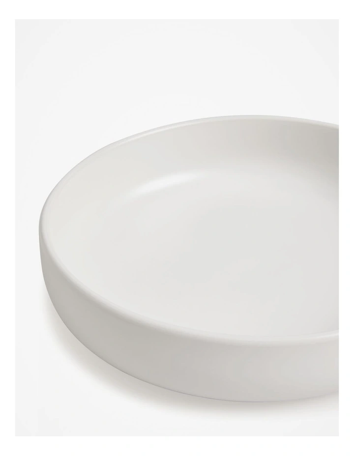 Tapas Shallow Bowl in Snow